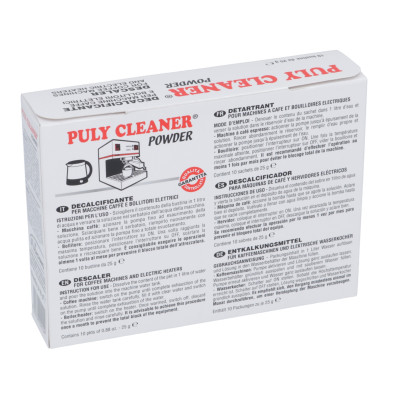 Valiklis nuo kalkių kavos aparatams „Puly Cleaner"® Powder , 10x25 g
