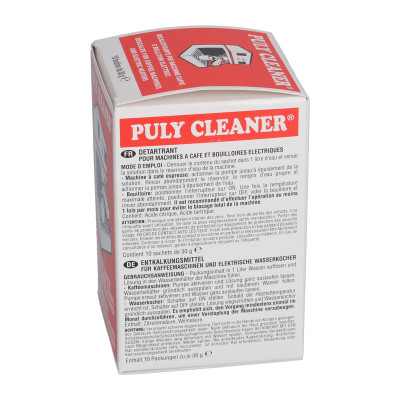 Порошок для удаления накипи в пакетиках „Puly Cleaner Descaler® Cristalli“, 10x30 г
