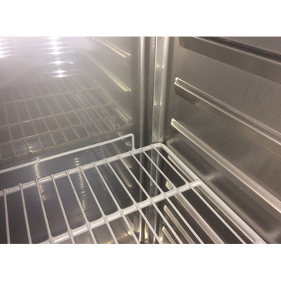 Двухдверный холодильник из нержавеющей стали „Coolhead“ QR 12